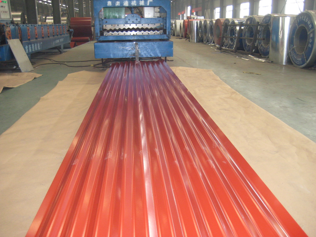 Customization Prime quality roofing sheet color coated corrugated steel plate corrugated steel plate