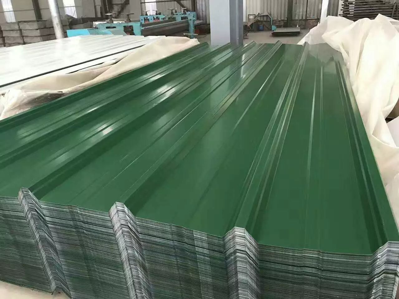 Corrugated Galvanized Steel Sheets Roofing Sheet Color Coated Corrugated Steel Plate 