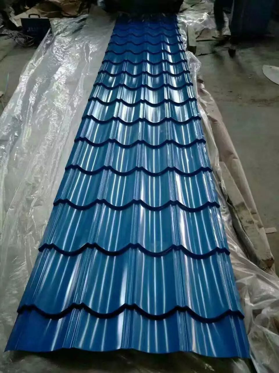 Asia Steel Color Coated Cheap Metal Zinc Corrugated Steel Roofing Sheet with Prime Quality 