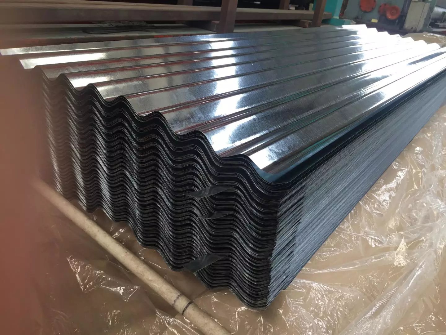 Galvanized Roof Tiles Galvalume Zinc Corrugated Roofing Sheet PPGL Corrugated Steel Plate 