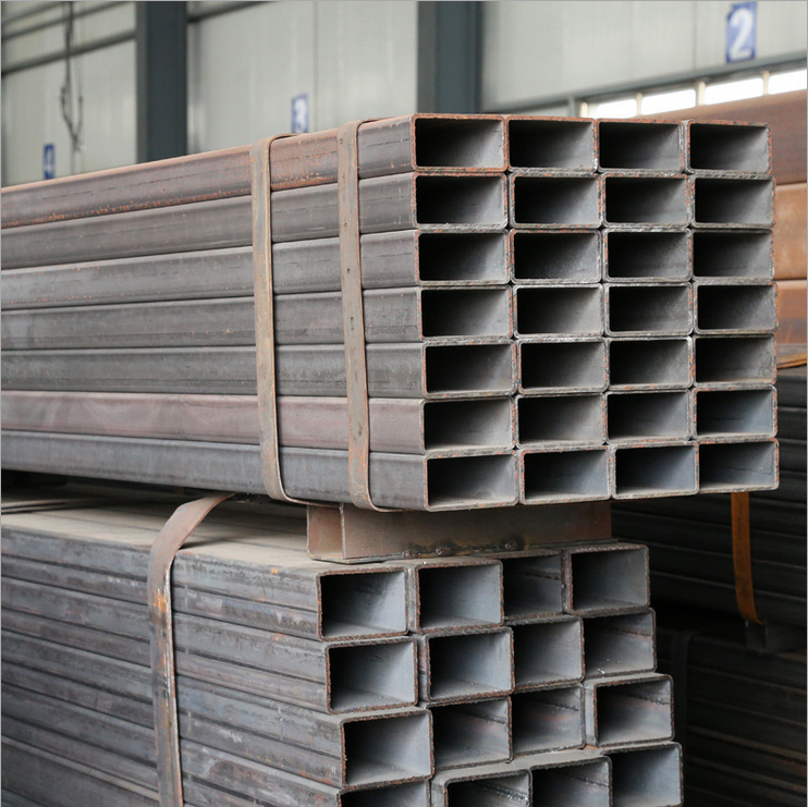 ASTM Galvanized Pipe Tubo Black Annealed Steel Acero Cuadrado Steel Steel Black Pipe Ms Square Tube 